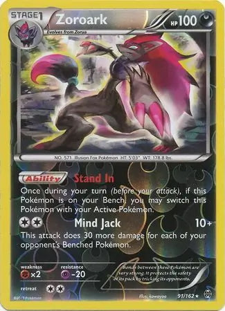 BREAKthrough Zoroark #91/162 reverse holo
